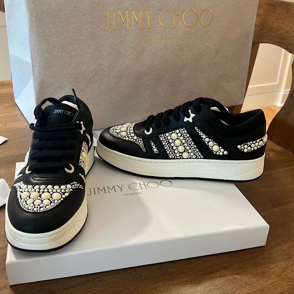 Jimmy Choo Pearl Sneakers Brand New